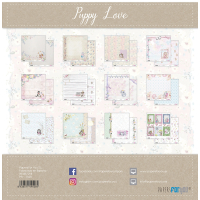 Papers For You Puppy Love Scrap Paper Pack (12pcs) (PFY-1528)